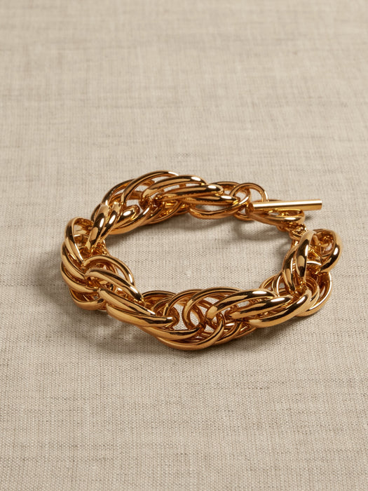 Ambra Oval Multilink Chain Bracelet | Aureus + Argent