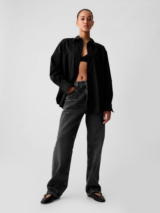 Organic Cotton Poplin Big Shirt