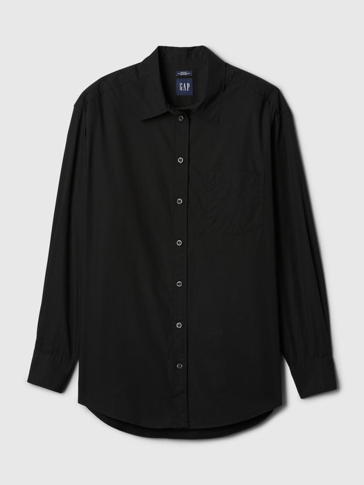 Organic Cotton Poplin Big Shirt