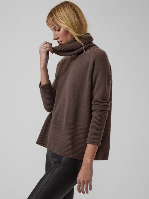 Wool Cashmere Aspen Turtleneck Sweater