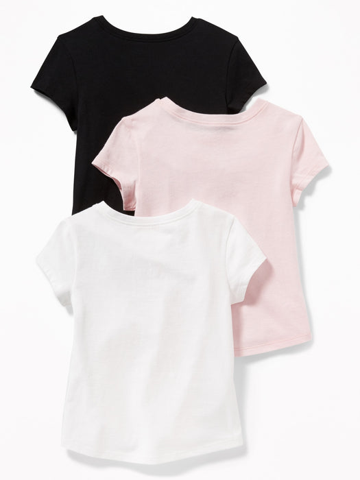 Short-Sleeve T-Shirt 3-Pack for Toddler Girls