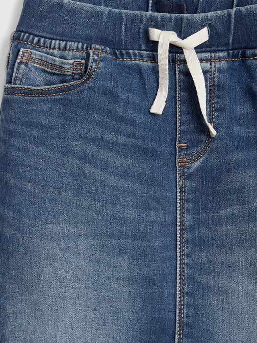 Kids Denim Pull-On Skirt
