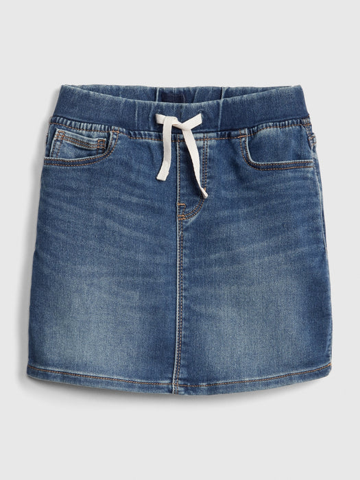 Kids Denim Pull-On Skirt