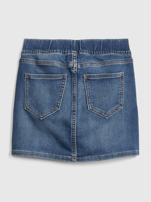 Kids Denim Pull-On Skirt