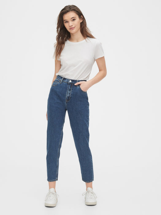 Sky High Rise Mom Jeans