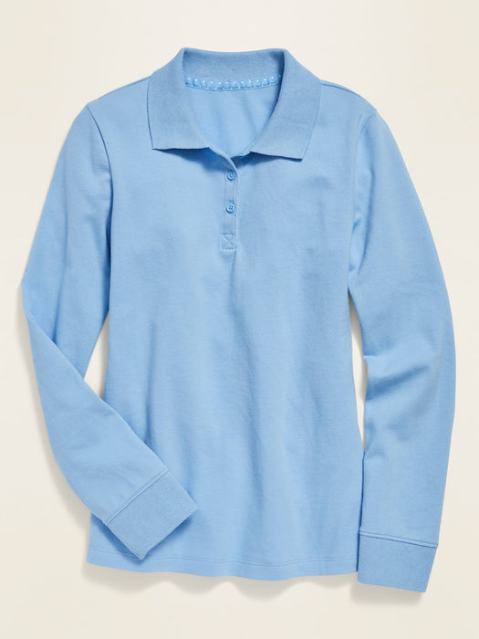 Uniform Pique Polo Shirt for Girls