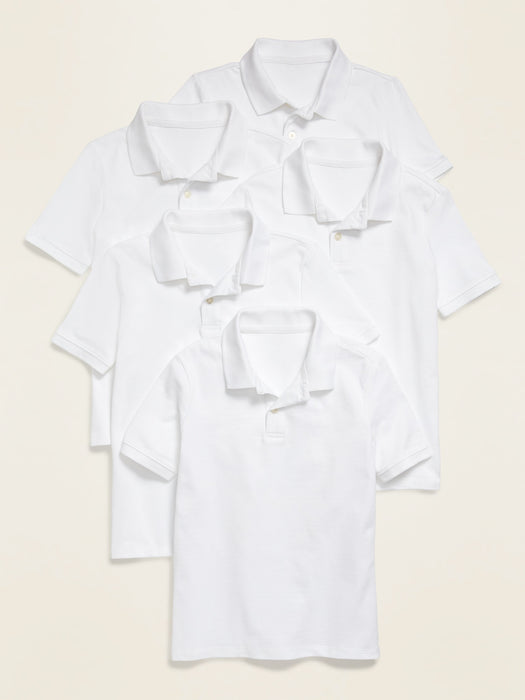 School Uniform Polo Shirt 5-Pack for Boys