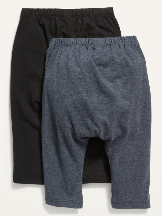 Unisex U-Shaped Jersey Pants 2-Pack for Baby