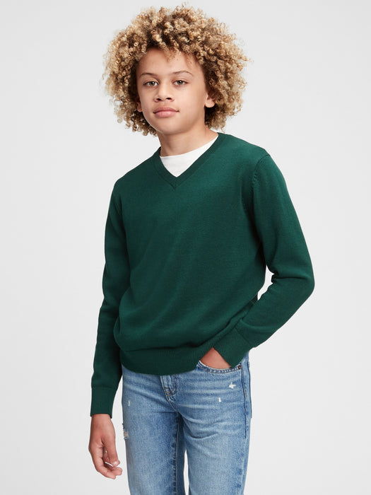 Kids Organic Cotton Uniform Sweater