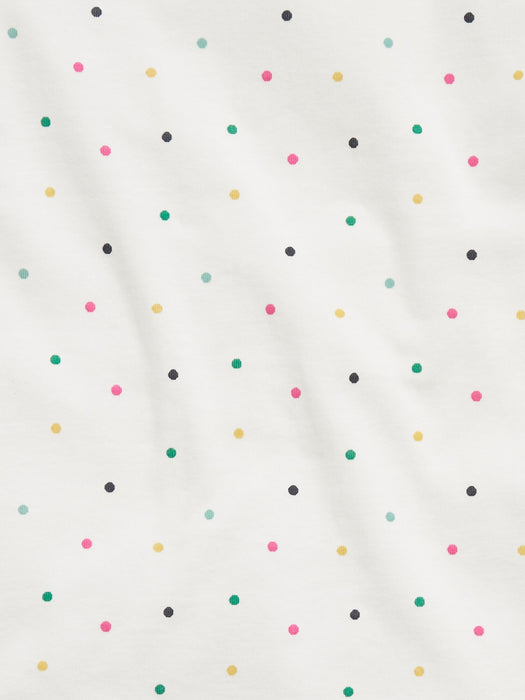 Kids 100% Organic Cotton Polk-A-Dot PJ Set