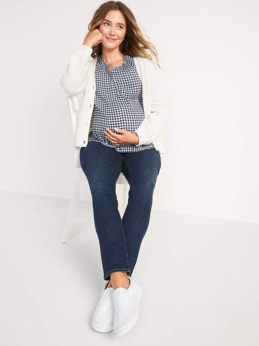 Maternity Low-Panel Pop Icon Skinny Jeans