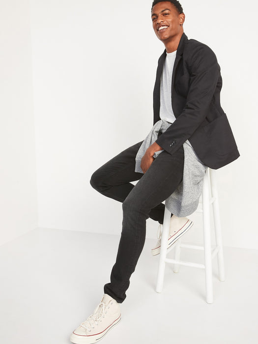 Twill Built-In Flex Blazer for Men