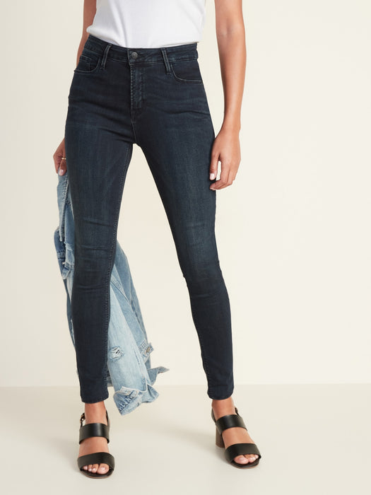 High-Waisted Rockstar Super Skinny Jeans For Women