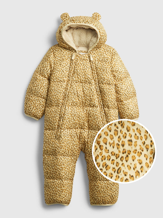 Baby 100% Recycled Polyester Puffer One-Piece