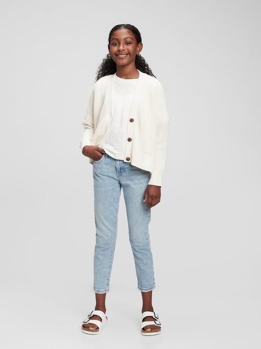 Kids Mid Rise Girlfriend Jeans