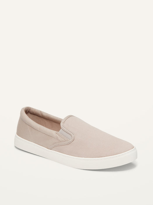 Canvas Slip-On Sneakers For Women