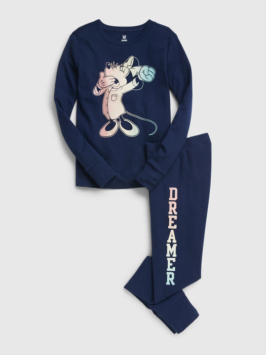 GapKids &#124 Disney Minnie Mouse 100% Organic Cotton Graphic PJ Set