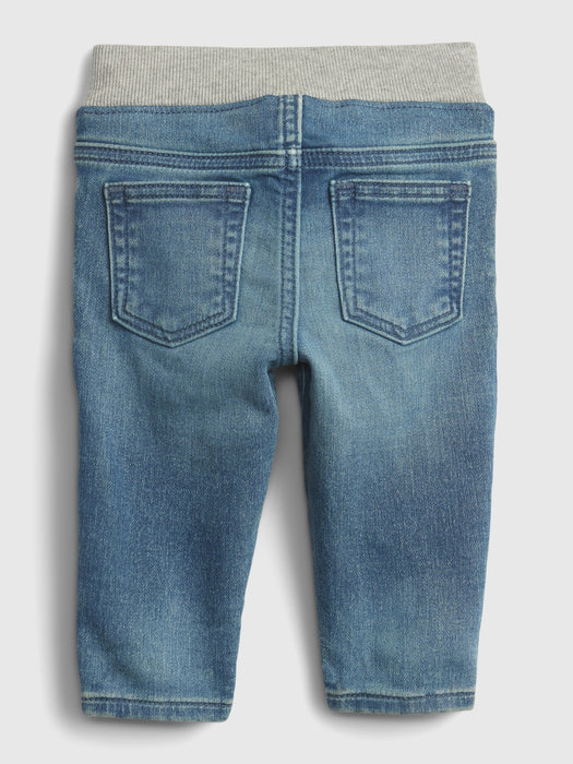 Baby Knit-Denim Slim Jeans