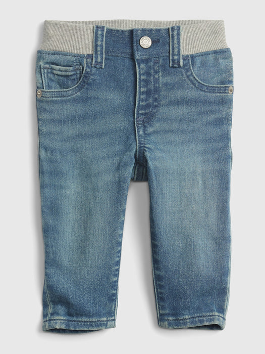Baby Knit-Denim Slim Jeans