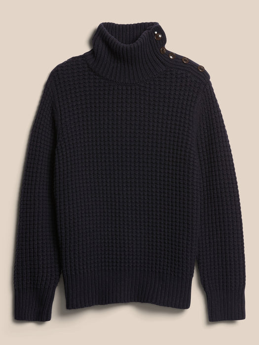 Shoulder-Button Sweater