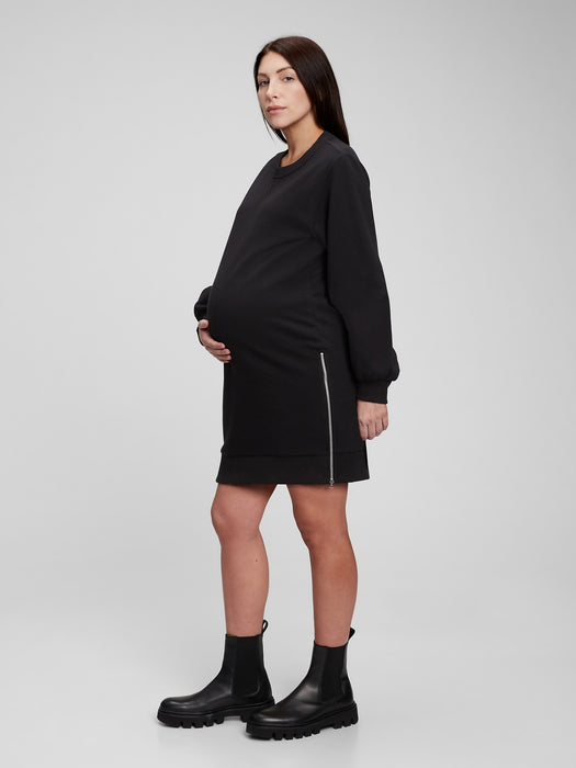 Maternity Sweatshirt Dress