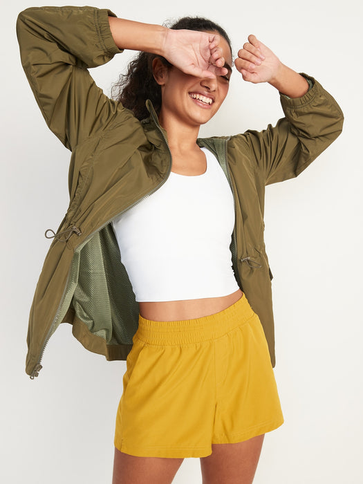 High-Waisted StretchTech Shorts for Women -- 3.5-inch inseam