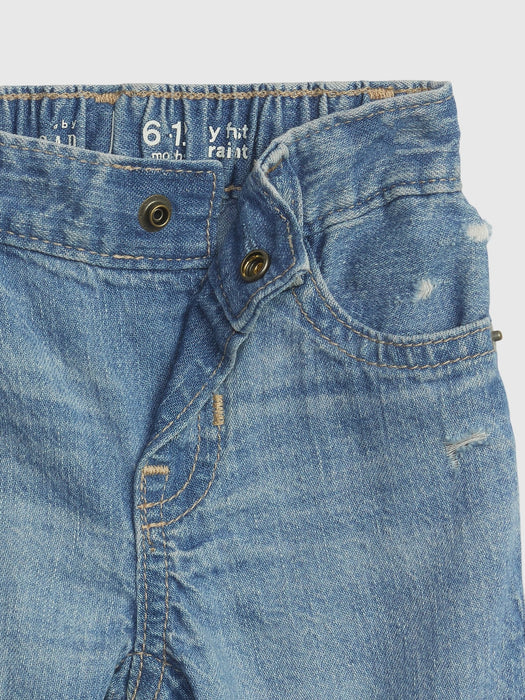 Baby 100% Organic '90s Loose Fit Jeans with Washwell
