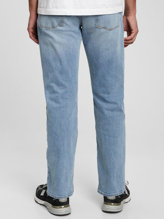 Everyday Straight Jeans in GapFlex with Washwell