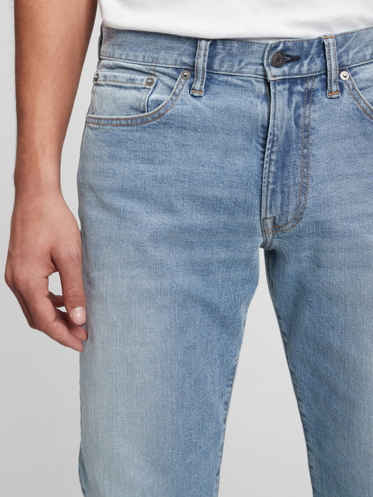 Everyday Straight Jeans in GapFlex with Washwell
