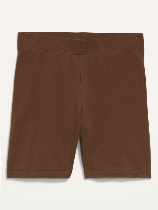 High-Waisted Jersey Biker Shorts -- 6-inch inseam