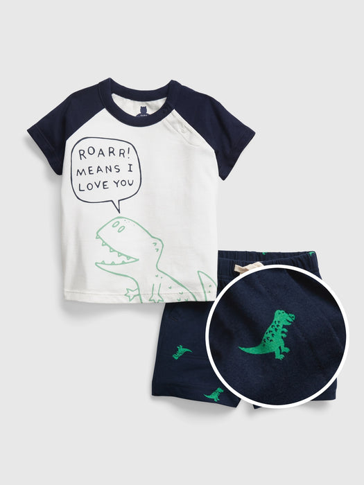 Baby 100% Organic Cotton Mix and Match Printed Outfit Set