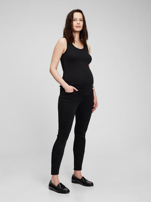 Maternity Full-Panel True Skinny Jeans