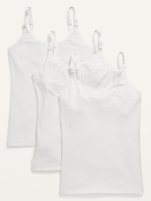 Maternity First Layer Nursing Cami Top 3-Pack