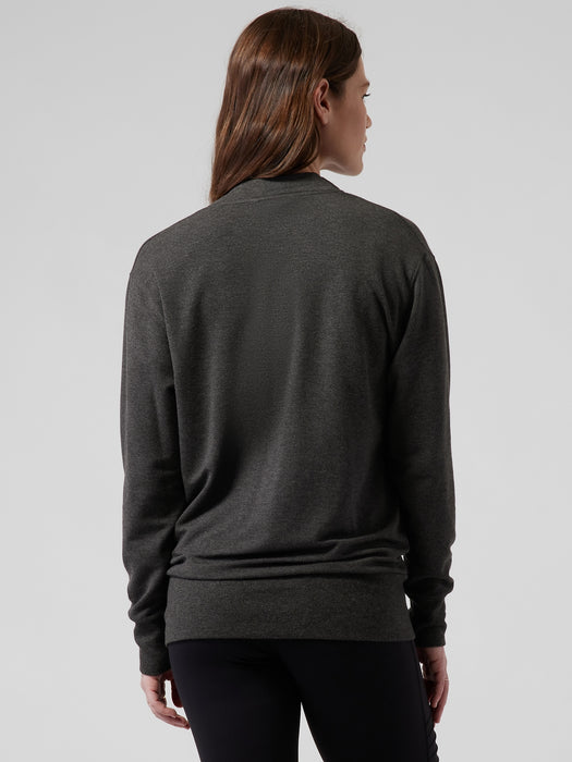 Purana V&#45Neck Wrap Sweatshirt