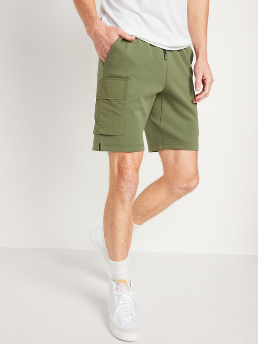 Dynamic Fleece Hybrid Cargo Shorts for Men -- 9-inch inseam