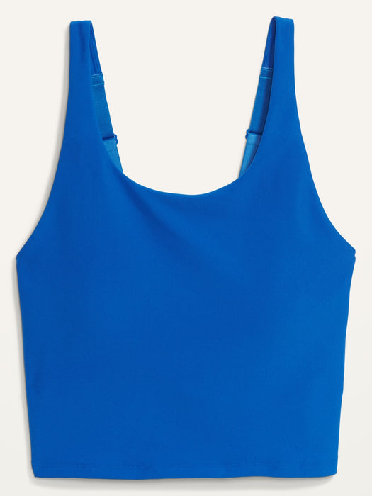 Light Support PowerSoft Adjustable Longline Sports Bra for Women