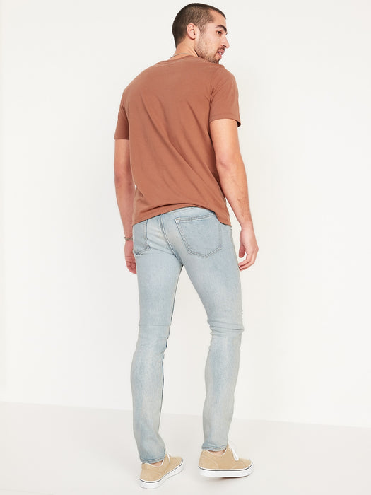 Skinny Built-In Flex Ripped Jeans for Men