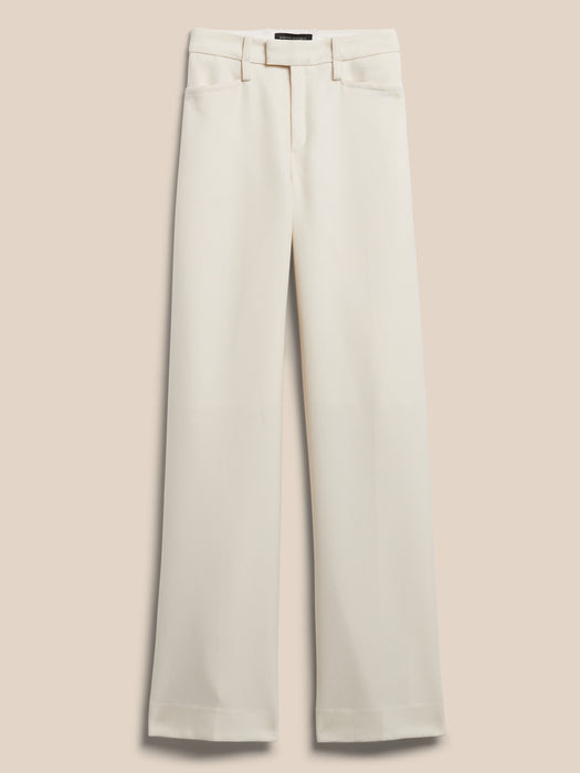 Lido Wide-Leg Italian Wool Pant