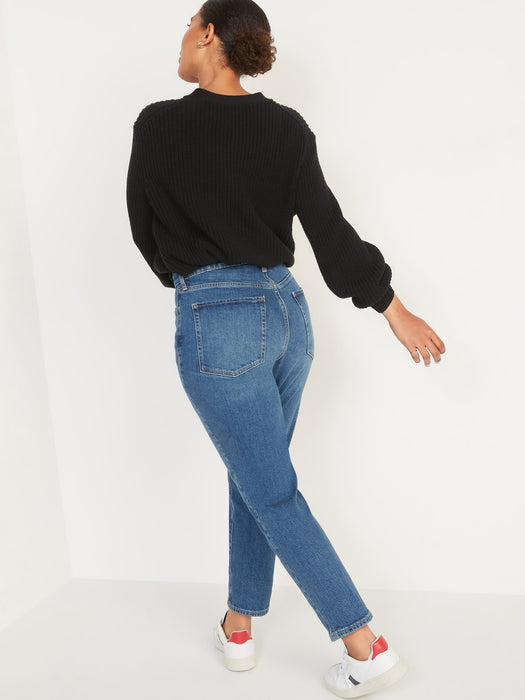 Curvy High-Waisted OG Straight Ankle Jeans