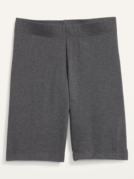 High-Waisted Biker Shorts -- 8-inch inseam