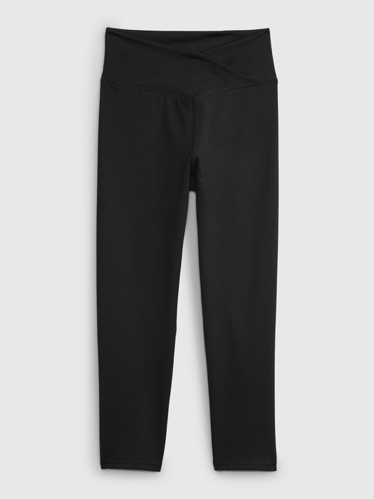 GapFit Kids Recycled Crossover Capri Leggings