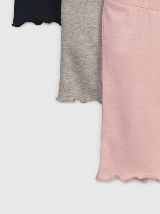 Toddler Mix & Match Lettuce Hem Bike Shorts (3-Pack)