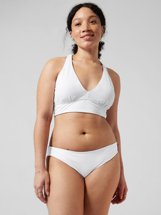 Longline Plunge Bikini Top A&#45C