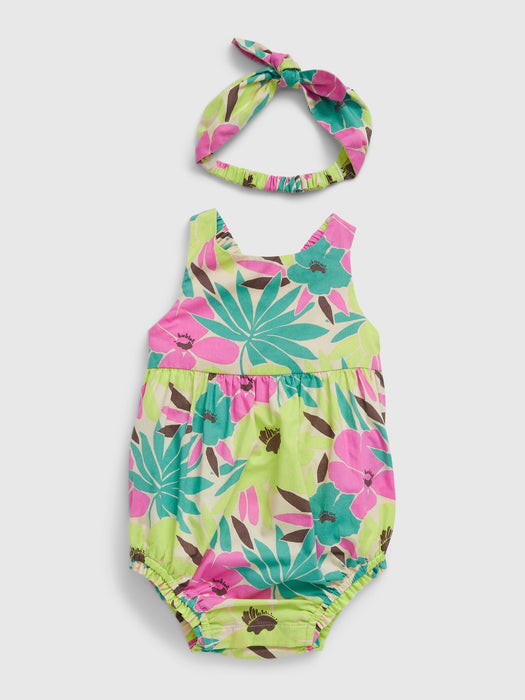 Baby Floral Shorty Outfit Set