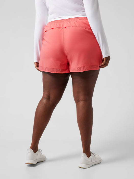 Mesh Racer Run Short 4&#34