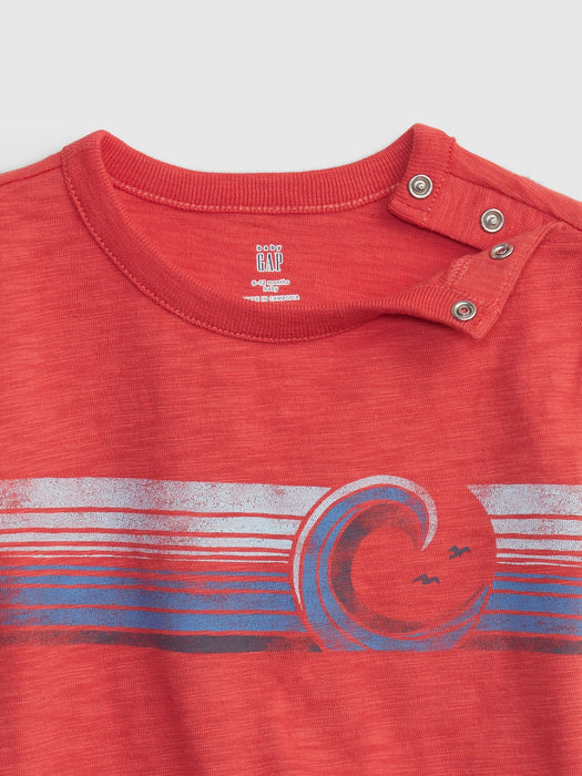 Baby Graphic Shorty One-Piece