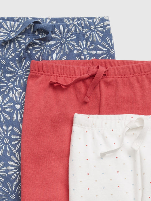 Baby Print Pull-On Pants (3-Pack)