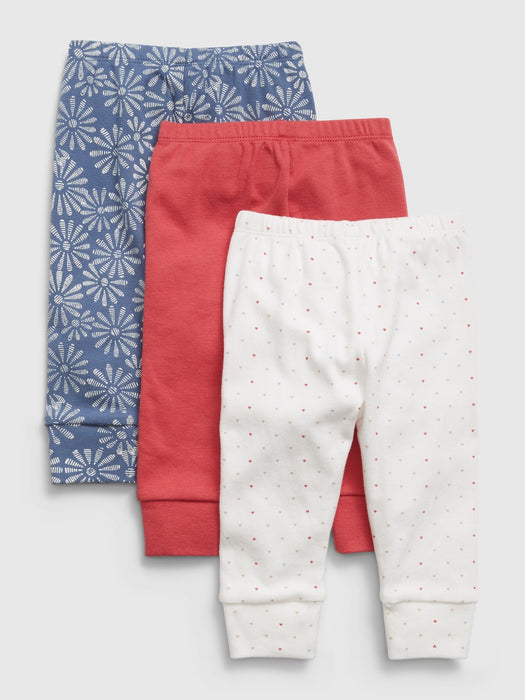 Baby Print Pull-On Pants (3-Pack)