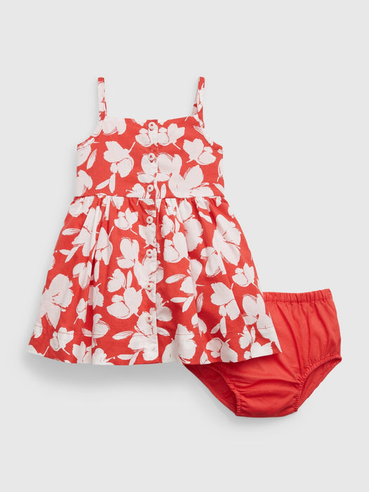 Baby Strappy Floral Dress