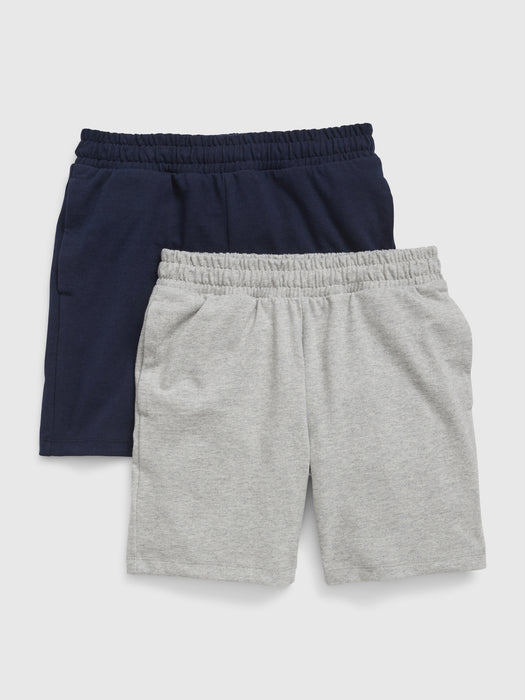 GapFit Kids Pull-On Sweat Shorts (2-Pack)